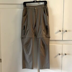 Hiking or camping pants, converts into shorts.